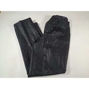 Vintage Joan Walters Faux Leather Pants Size 14